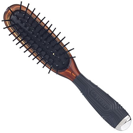 Kent Mini Hog Hair Brush brown 1 piece