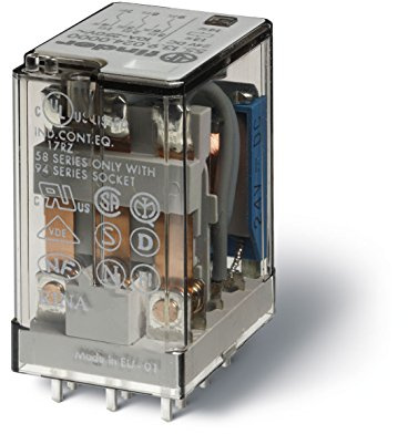Finder Serie 55 – RELE Industrial Mini Leiterplatte 3 Kontakte 240 VAC Agni + AU