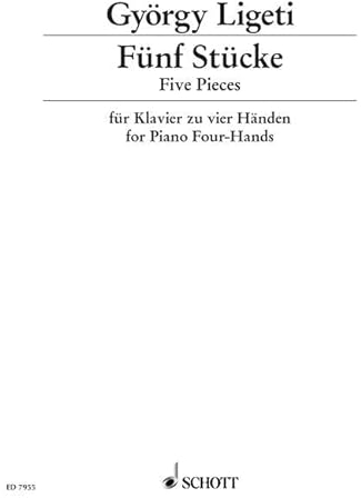 Fünf Stücke: Klavier 4-händig.