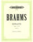 EDITION PETERS BRAHMS JOHANNES - SONATA IN E MINOR OP.38 - CELLO AND PIANO