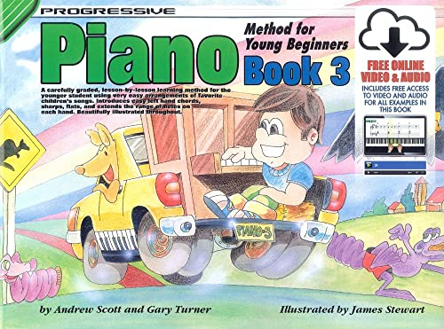 Progressive Piano Method for Young Beginners Bk 3: Book 3 / CD Pack