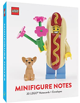 LEGO® Minifigure Notes: 20 Notecards and Envelopes