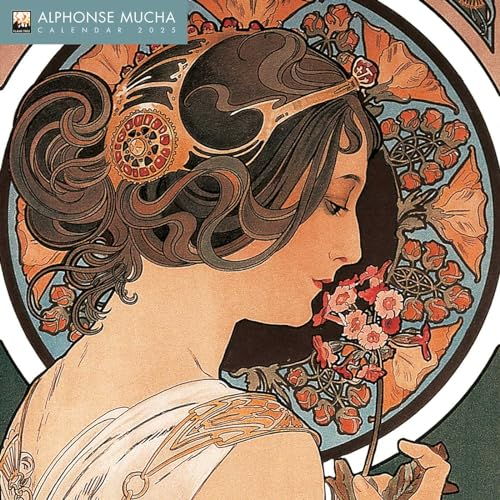 Alphonse Mucha – Alfons Mucha 2025: Original Flame Tree Publishing-Kalender [Kalender] (Wall-Kalender)