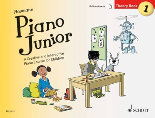 Piano Junior: Theory Book 1: A Creative and Interactive Piano Course for Children. Band 1. Klavier. (Piano Junior - englische Ausgabe, Band 1, Band 1)