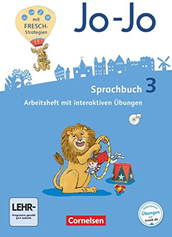 Jo-Jo Sprachbuch - Allgemeine Ausgabe 2016 - 3. Schuljahr: Arbeitsheft - Mit interaktiven Übungen online und auf CD-ROM