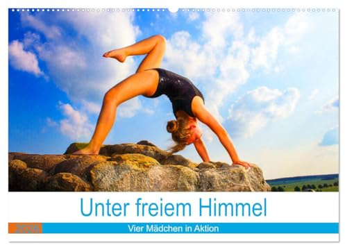 Unter freiem Himmel (Wandkalender 2026 DIN A2 quer), CALVENDO Monatskalender: Mädchenturnen unter freiem Himmel (CALVENDO Orte)