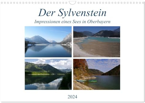 Der Sylvenstein - Impressionen eines Sees in Oberbayern (Wandkalender 2026 DIN A3 quer), CALVENDO Monatskalender: Der Sylvenstein, ein fjordähnlicher Stausee in Oberbayern (CALVENDO Natur)