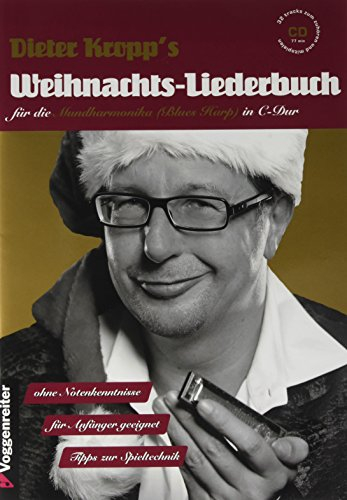 Weihnachtslieder-Set: Weihnachts-Liederbuch für die Mundharmonika (Blues Harp) in C-Dur + Volt Harmonika. Ohne Notenkenntnisse. Für Anfänger geeignet. ... in C-Dur, Richtermodell (= Blues Harp)