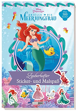Disney Prinzessin: Arielle die Meerjungfrau - Zauberhafter Sticker- und Malspaß: Sticker- und Malblock