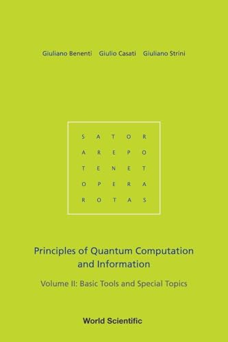 Principles Of Quantum Computation And Information - Volume Ii: Basic Tools And Special Topics