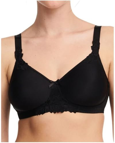 Chantelle HEDONA, Reggiseno Preformato Senza Ferretto, Intimo Invisibile Donna, Nero, 4D