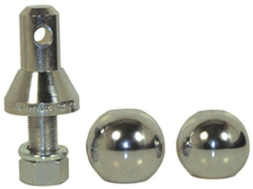 Convert-A-Ball 47,6 kg Langer vernickelter Schaft mit 2 Kugeln, 2,5 cm