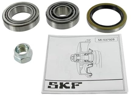 SKF Radlagersatz mit Wellendichtring VKBA 947 Position Hinterachse links Höhe 111mm Länge 111mm Breite 84mm - OE Qualität | Kompatibel mit: MAZDA 323 III, 323 III Hatchback