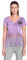 Zumba Fitness Damen WT Top We Come In Pieces Slashed V-Neck, Orchid, L, Z1T00401 -ORCH