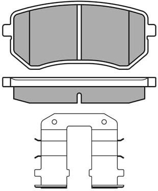 Meyle 025 242 7614/W Brake Pad Set, disc brake