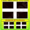 Cornwall Cornish Flagge St Piran 's Cross England Großbritannien UK 10,2 cm (100 mm) Vinyl Bumper Aufkleber, Aufkleber X1 + 2 Bonus