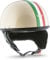 Moto Helmets® D22 „Italy“ · Brain-Cap · Halbschale Jet-Helm Motorrad-Helm Roller-Helm Retro · Fiberglas Schnellverschluss SlimShell Tasche S (55-56cm)