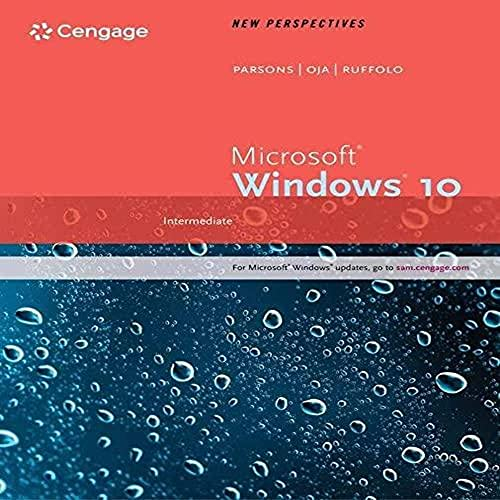New Perspectives Microsoft Windows 10: Comprehensive