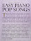 The Library Of Easy Piano Pop Songs.: Klavierpartitur, Sammelband für Klavier