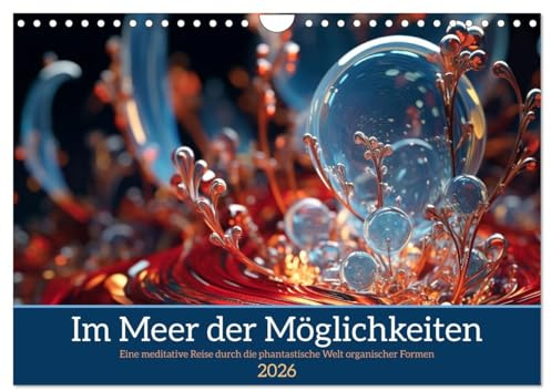 Im Meer der Möglichkeiten (Wandkalender 2026 DIN A4 quer), CALVENDO Monatskalender: Bezaubernde organische Formen wie aus einer fremden Welt (CALVENDO Kunst)