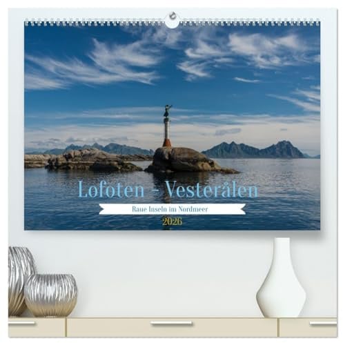 Lofoten Vesterålen (hochwertiger Premium Wandkalender 2026 DIN A2 quer), Kunstdruck in Hochglanz: Ein Paradies im Nord-Atlantik. (CALVENDO Natur)