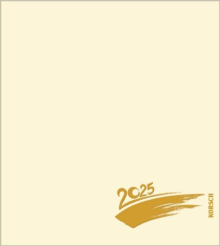 Foto-Malen-Basteln Bastelkalender chamois 2025: Fotokalender zum Selbstgestalten. Do-it-yourself Kalender mit festem Fotokarton. Edle Folienprägung. Format: 21,5 x 24 cm