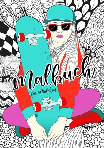 Malbuch für Mädchen Zentangle: Malbuch für Mädchen ab 12 Jahren | Malbuch für Jugendliche | Kreativität, Entspannung & Spass | Geschenk Jugendliche ... & Spass | Geschenk Jugendliche Mädchen