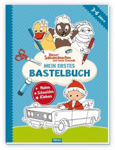Trötsch Unser Sandmännchen Mein erstes Bastelbuch: Bastelheft Beschäftigungsbuch