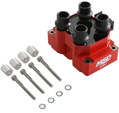 MSD 8241 4-Tower Coil Pack, Red
