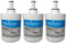 WaterSentinel WSS-1 Refrigerator Replacement Filter: Fits Samsung HAF-CU1 Filters (3-Pack),Blue