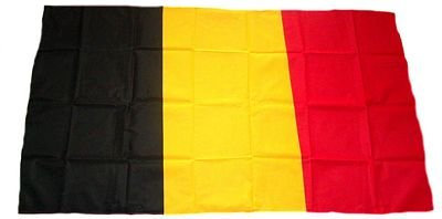 Fahne/Stockflagge Belgien 30 x 45 cm Flagge