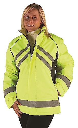 HY hyviz impermeable equitación Chaquetas Amarillo O ROSA amarillo y negro, Large
