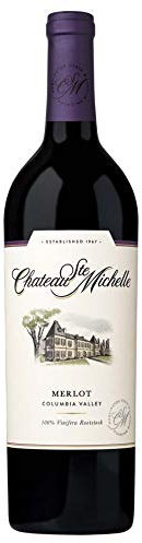 Chateau Ste. Michelle Merlot – Trockener Rotwein aus den USA, Columbia Valley Columbia Valley (1 x 0,75l)