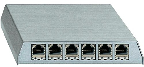 Rutenbeck 23810106 AP-Patchpanel A iso, 6-Fach, PP-Cat.6/ClassE-6