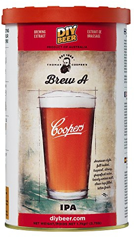 Coopers DIY Beer Thomas Coopers Brew A IPA Homebrewing Craft Beer Brewing Extract