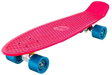 Complete Ridge Skateboards Big Brother Mini Nickel Cruiser mit großen 70 mm Rädern, hergestellt in Großbritannien