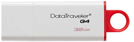 Kingston Digital 32GB DataTraveler Generation 4 USB 3.0 Flash Drive, 2 Pack (KW-U733202-8A)