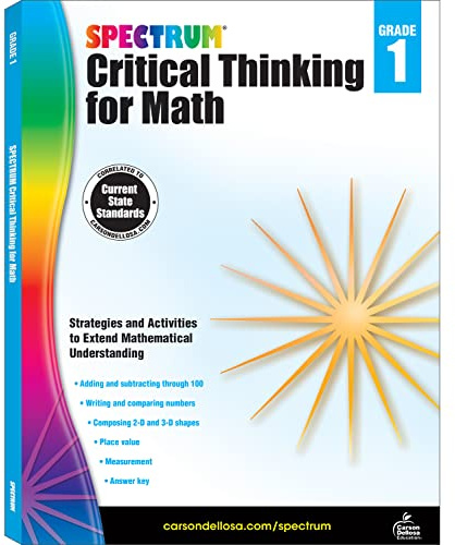 Spectrum Critical Thinking for Math, Grade 1: Volume 43
