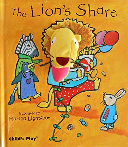 The Lion's Share-Finger Puppet Activity Book (Finger Puppet Books)