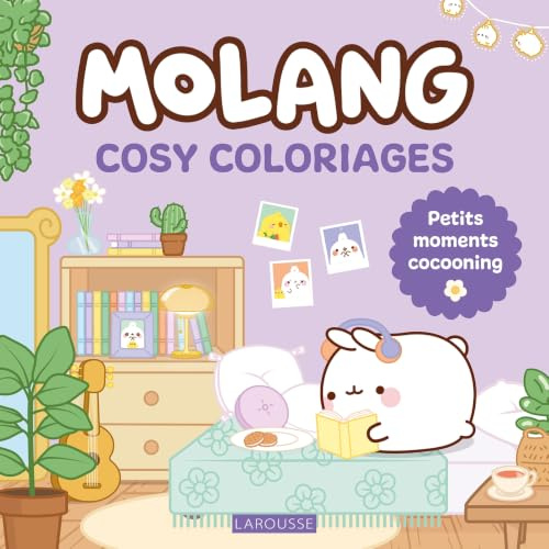 Molang - Cosy coloriages - Petits moments cocooning