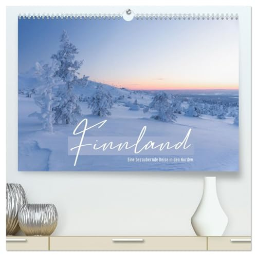 Finnland - Eine bezaubernde Reise in den Norden. (hochwertiger Premium Wandkalender 2026 DIN A2 quer), Kunstdruck in Hochglanz: Traumhafte Einblicke in ein nördliches Land. (CALVENDO Orte)