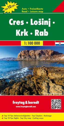 freytag & berndt Straßenkarte Cres - Lošinj - Krk - Rab 1:100.000: Top Tips