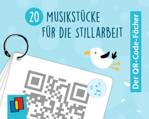 20 Musikstücke für die Stillarbeit: Entspannende Musik für mehr Konzentration im Unterricht und zu Hause (Der QR-Code-Fächer)