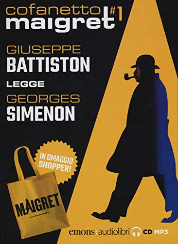 Maigret letto da Giuseppe Battiston: Il porto delle nebbie-L'impiccato di Saint-Pholien-Pietr il Lettone-Il cane giallo. Audiolibro. 4 CD Audio formato MP3. Ediz. integrale. Con gadget (Vol. 1)