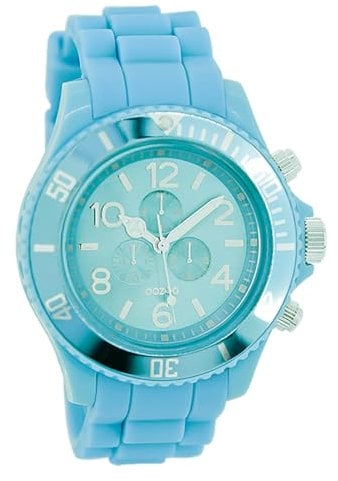 Oozoo C4834 Damenuhr, Silikonarmband, Türkis, Band