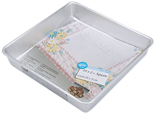 Wilton Performance Pans - Molde para Tartas y Pasteles Cuadrado (25,4 x 5 cm)
