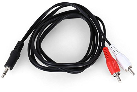 Adaptateur jack vers RCA pour PC table de mixage