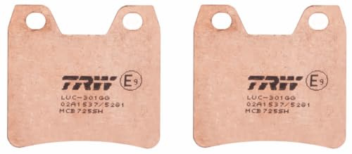 TRW MCB725SH Brake Pad Set Disc Brake Sinter Street Compatible for Yamaha XJR - Rear Axle and Other Vehicles