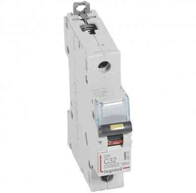 Disjoncteur DX³ 10000-16kA - 1P 230V~ à 400V~ - 32A - courbe C - 1 module