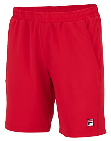 Fila Herren Oberbekleidung Santana Shorts Herren - Weiß, Rot, M, FBM142005